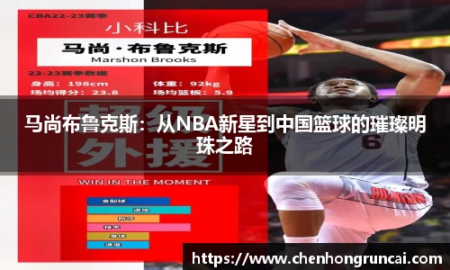 马尚布鲁克斯：从NBA新星到中国篮球的璀璨明珠之路